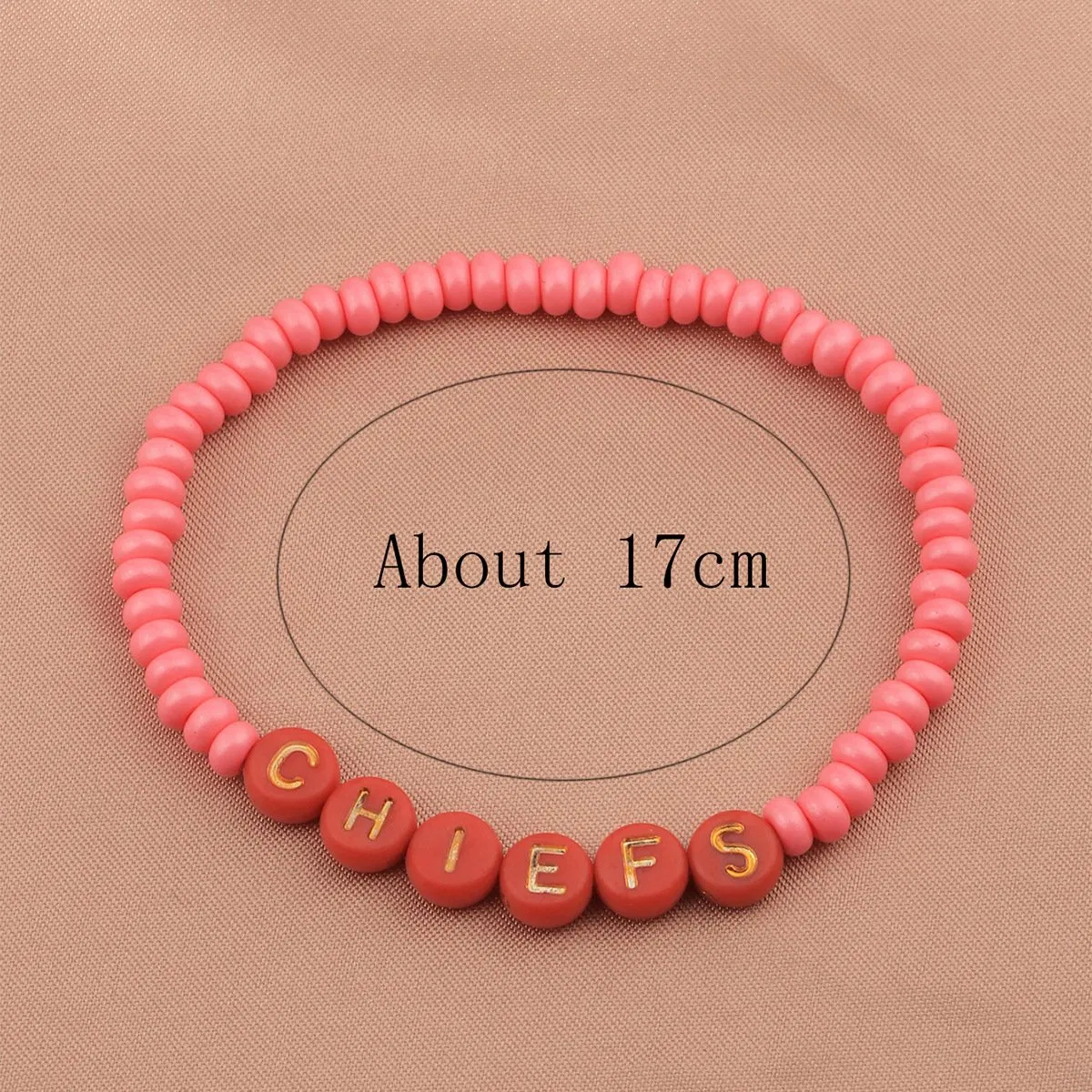 Stylish Stackable Multi-Color Alphabet Bead Friendship Bracelets Set