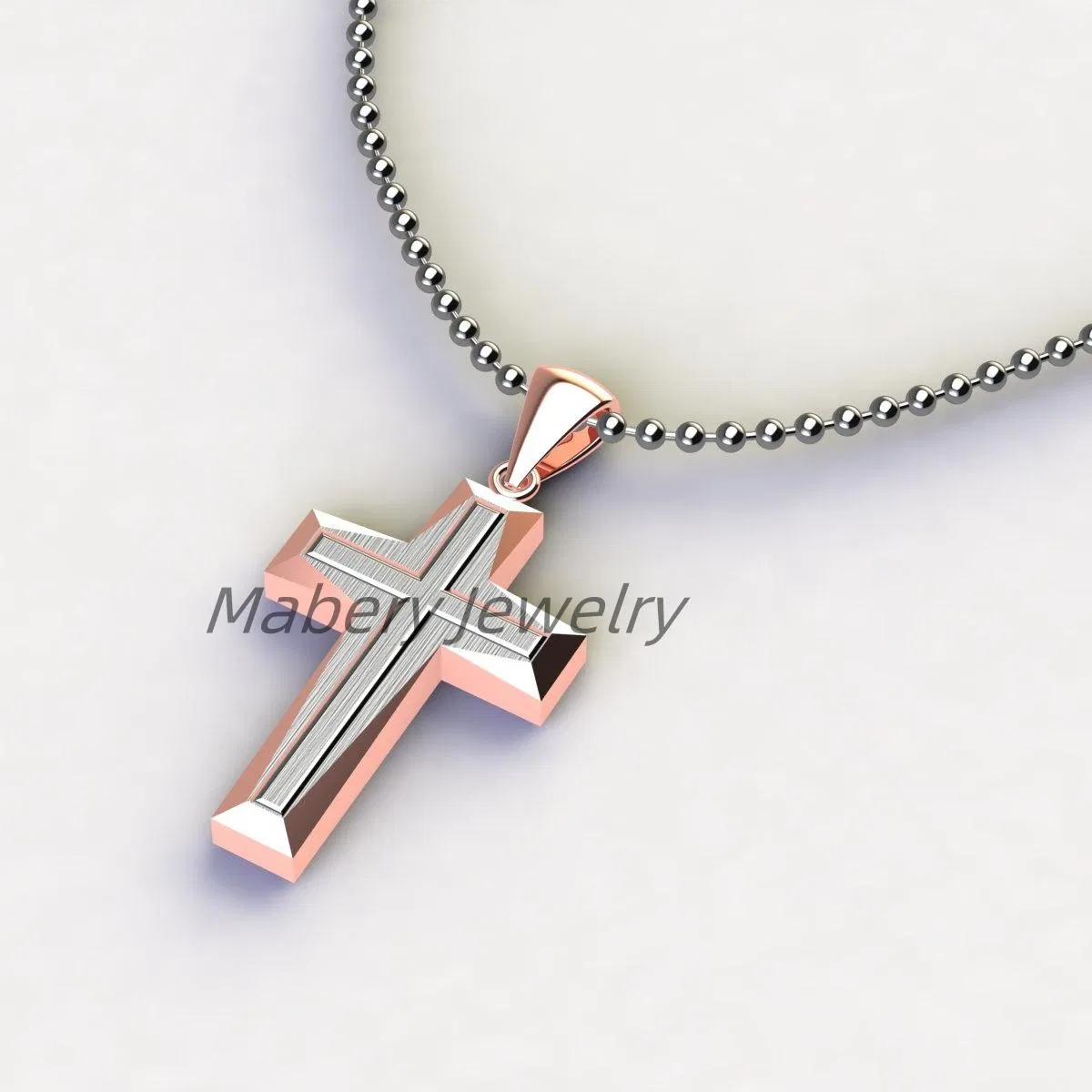 Modern 3D Geometric Pendant in Durable Titanium Steel