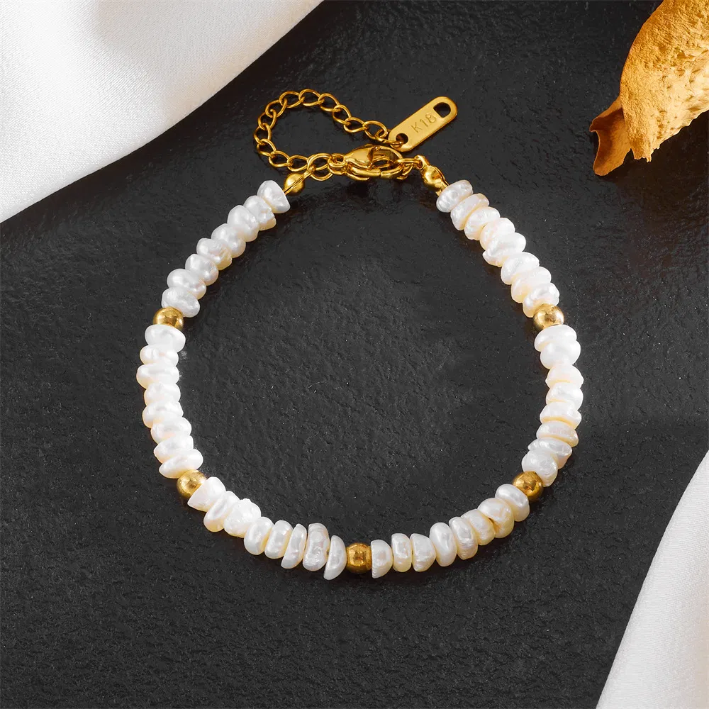 Exquisite Baroque Freshwater Pearl Bracelet for Elegant Style