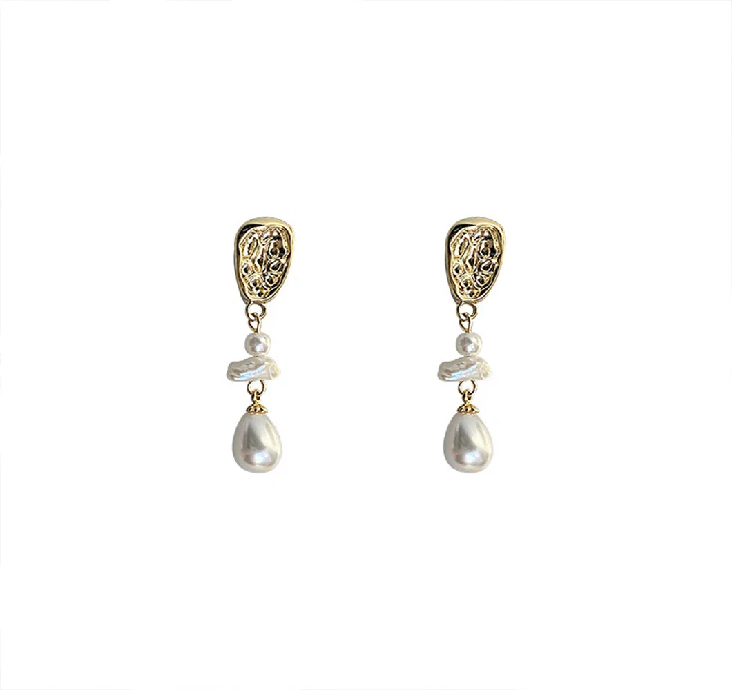 Retro Style S925 Pearl Earrings