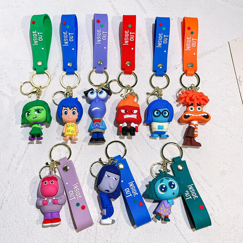 Multi-Layered 3D PVC Industrial Safety Equipment Tags Customizable Textured Surface OEM Keychain