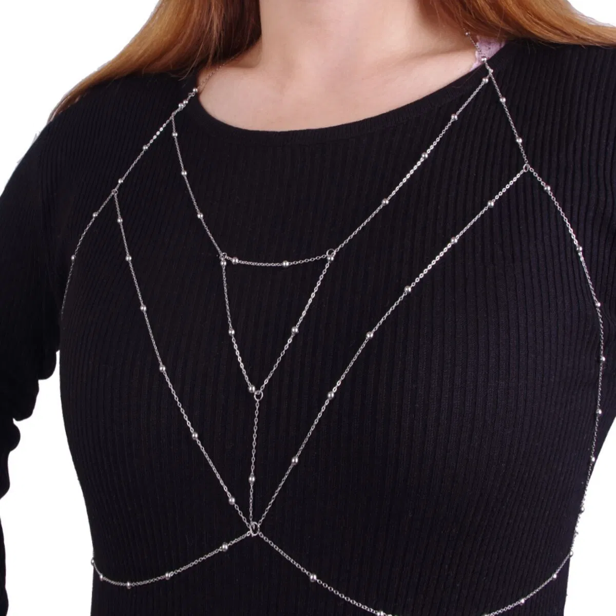 Fashion, Sexy, Retro, Exaggerated, Multi Layered Tassel Body Chain