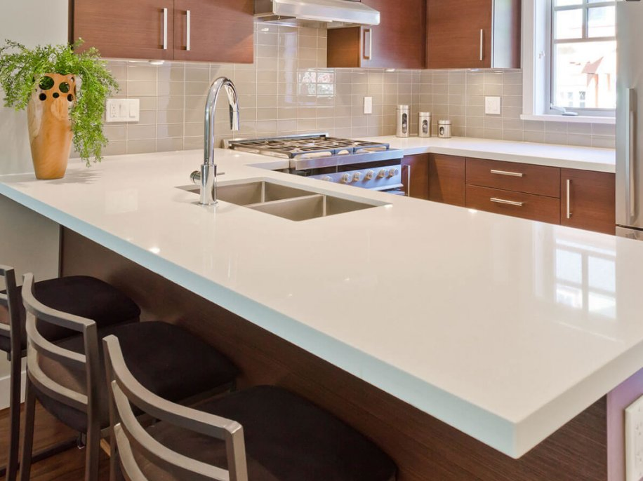 Fine Super White Quartz Stone High Polished Multi-Color Composite for Exquisite Artificial Stone Benchtops and Kitchen Tops
