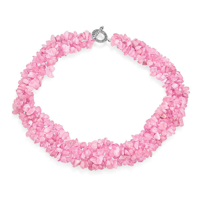 Handmade Jewelry Natural Multi Strand Cluster Mixed Crystal Gemstone Stone Chip Necklaces