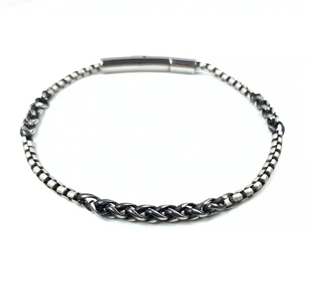 Stainless Steel Black Cross Pendant for Men