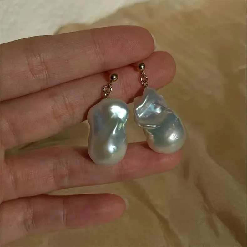 Freshwater Baroque Pearl Earrings