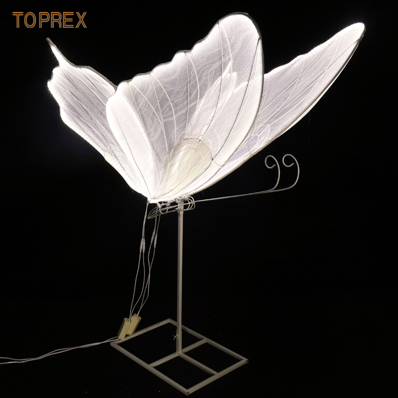 Toprex LED Wedding Fabric Butterfly Decorative Lights Romantic Bridal Party Lighting