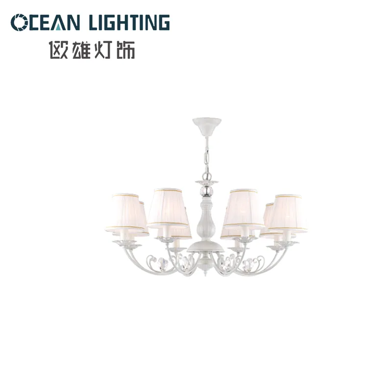 Modern Style Fabric Shade Chandelier Home Decorative Indoor Pendant Lighting for Restaurant
