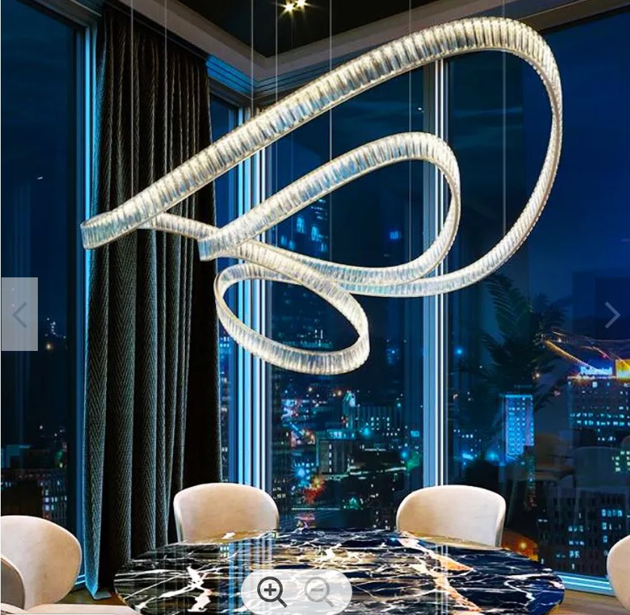 Decorative Indoor Gold Hotel Dining Room Banquet Hall Large Modern LED Chandeliers Lamp Light Lighting Jt