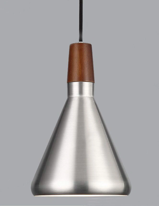 Nordic Style Aluminum Hanging Lamp Decorative Interior Wood Chandelier Lighting