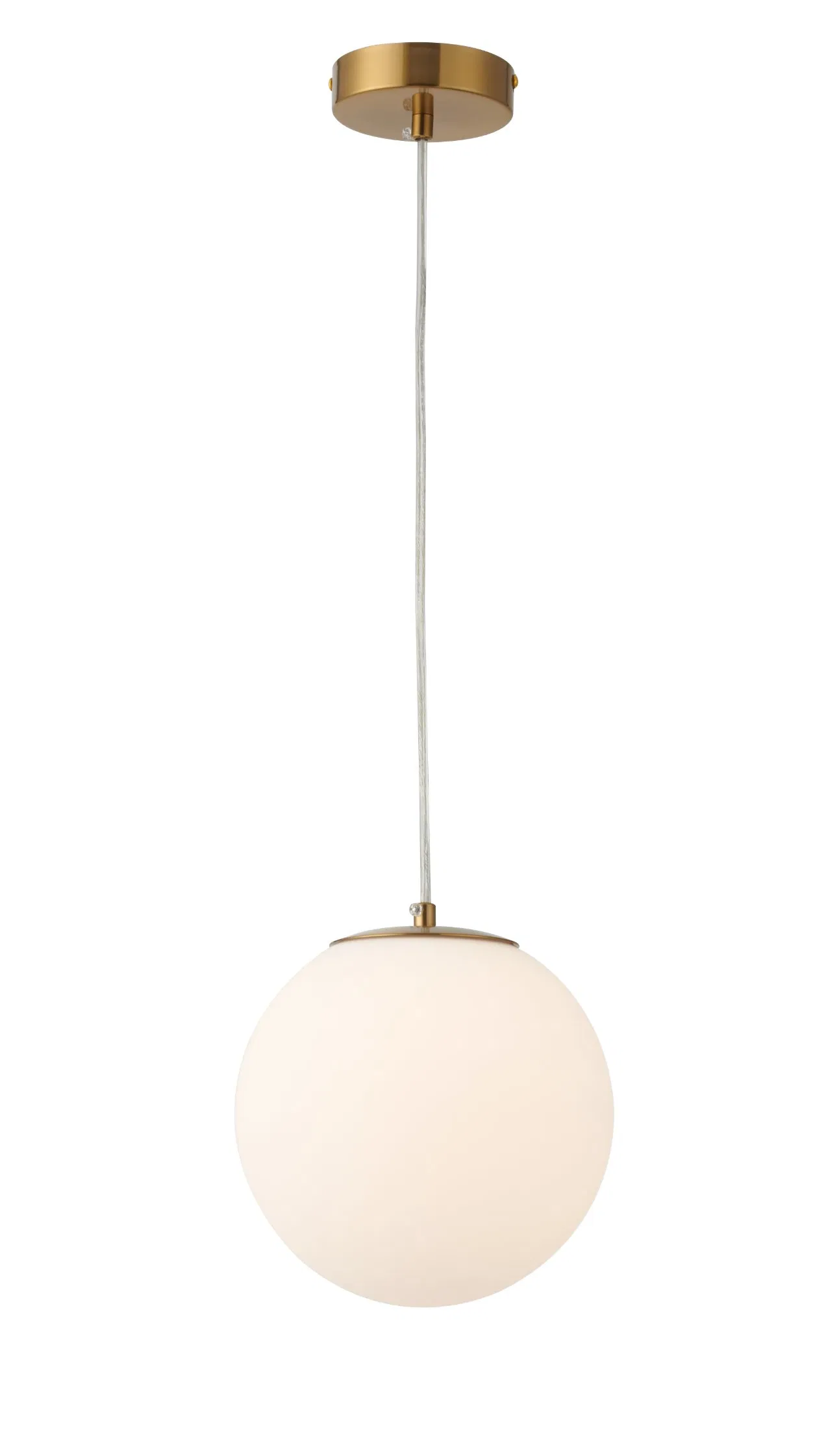 Modern Hanging Lamp Interior Decorative Opal Glass Shade LED Lighting
