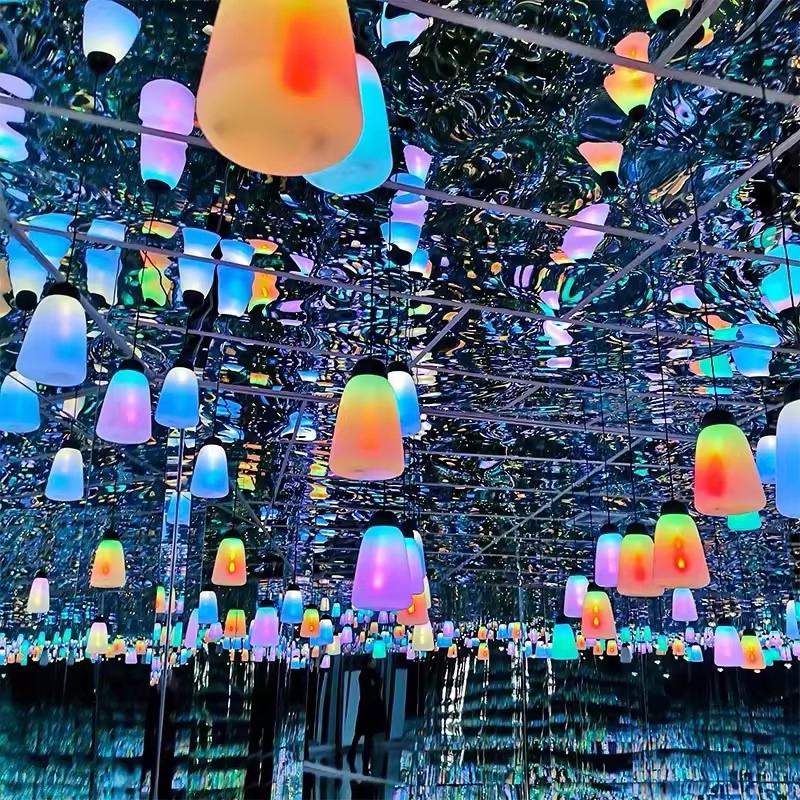 Magic Hanging Festival Decoration Light Outdoor Waterproof RGB Color Changing Ambient Decorative