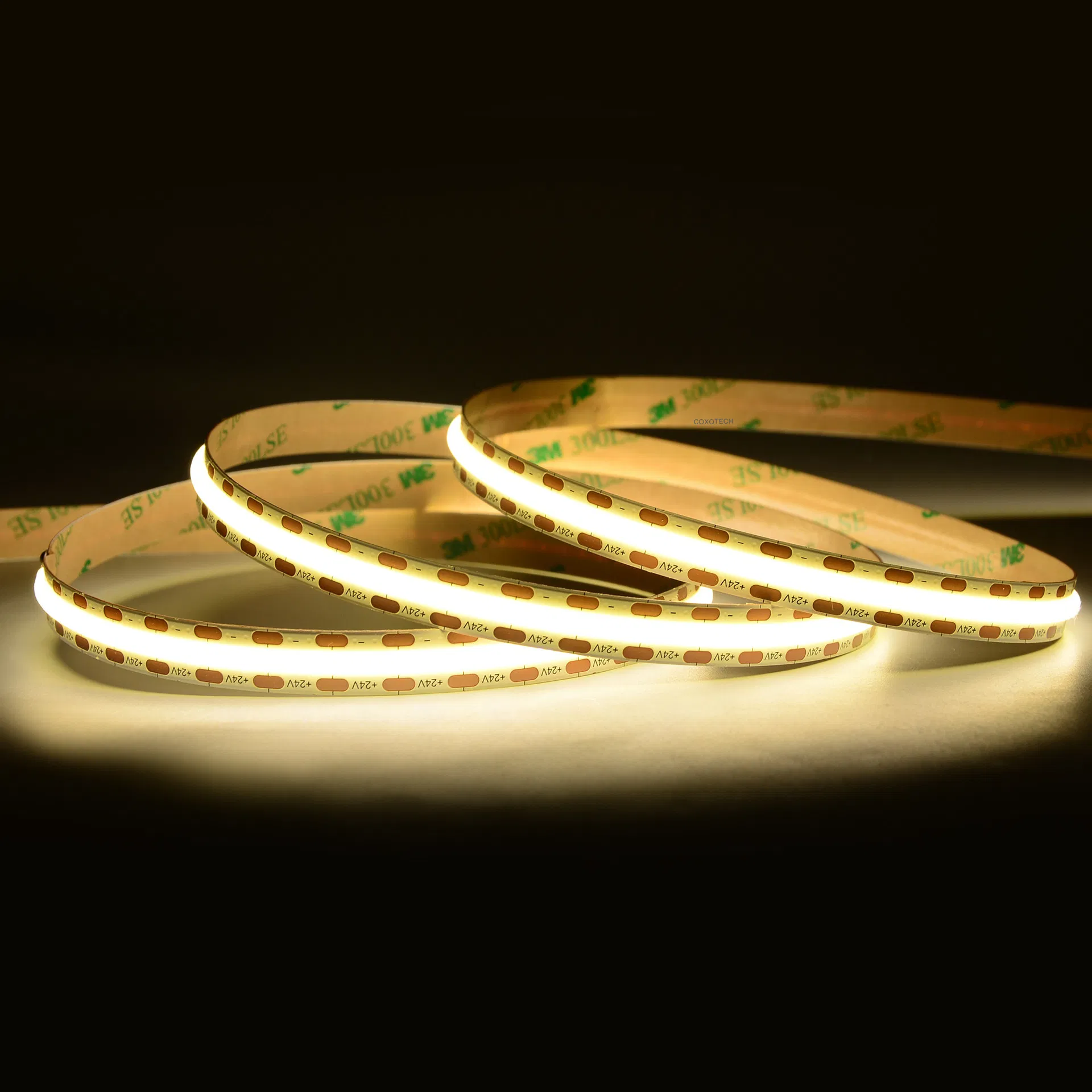 Gliszenlighting COB LED Strip Suitable for Home and Hotel Decorative Lighting 180 Degree Large Viewing