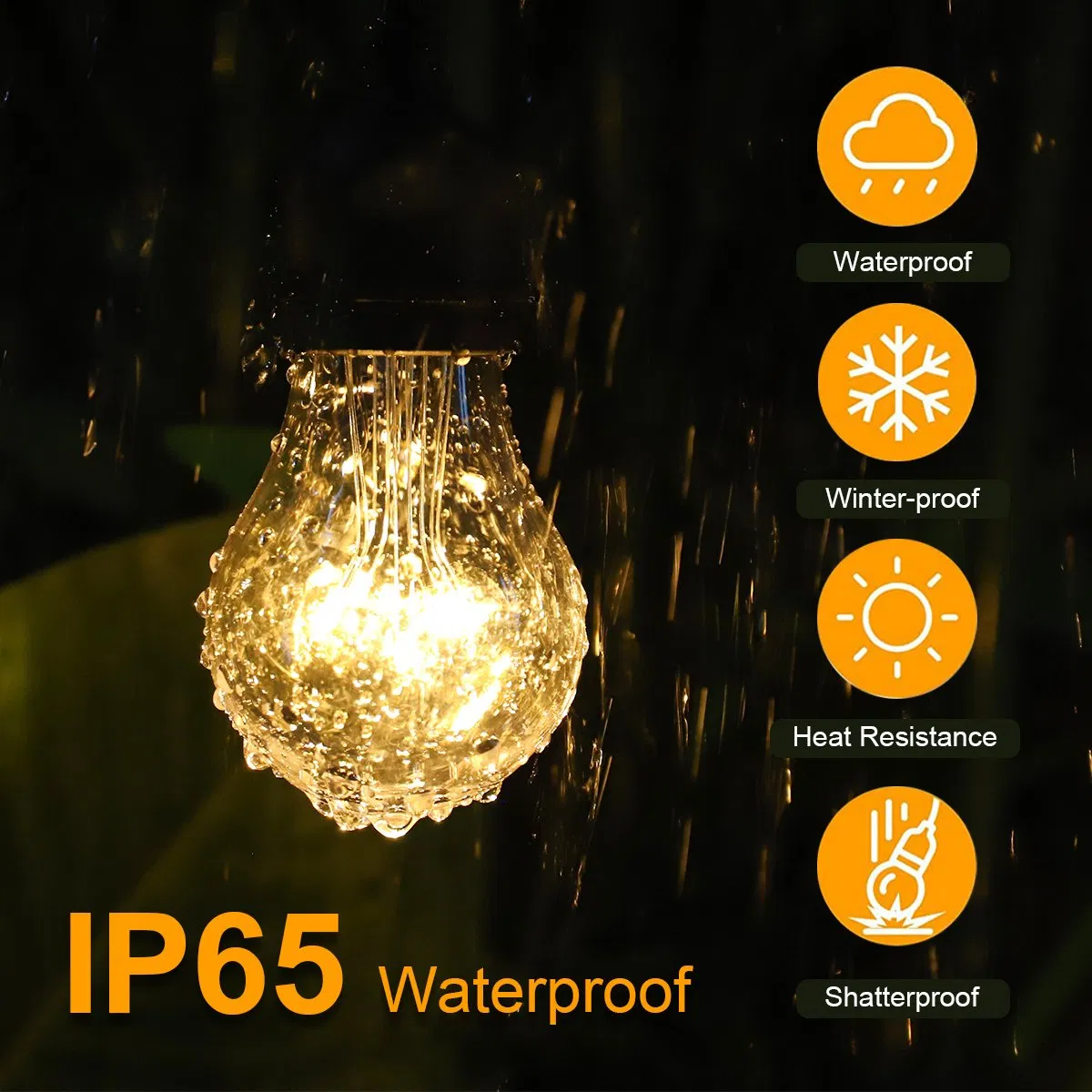 China Factory Decorative Waterproof Christmas Party Light String Lighting