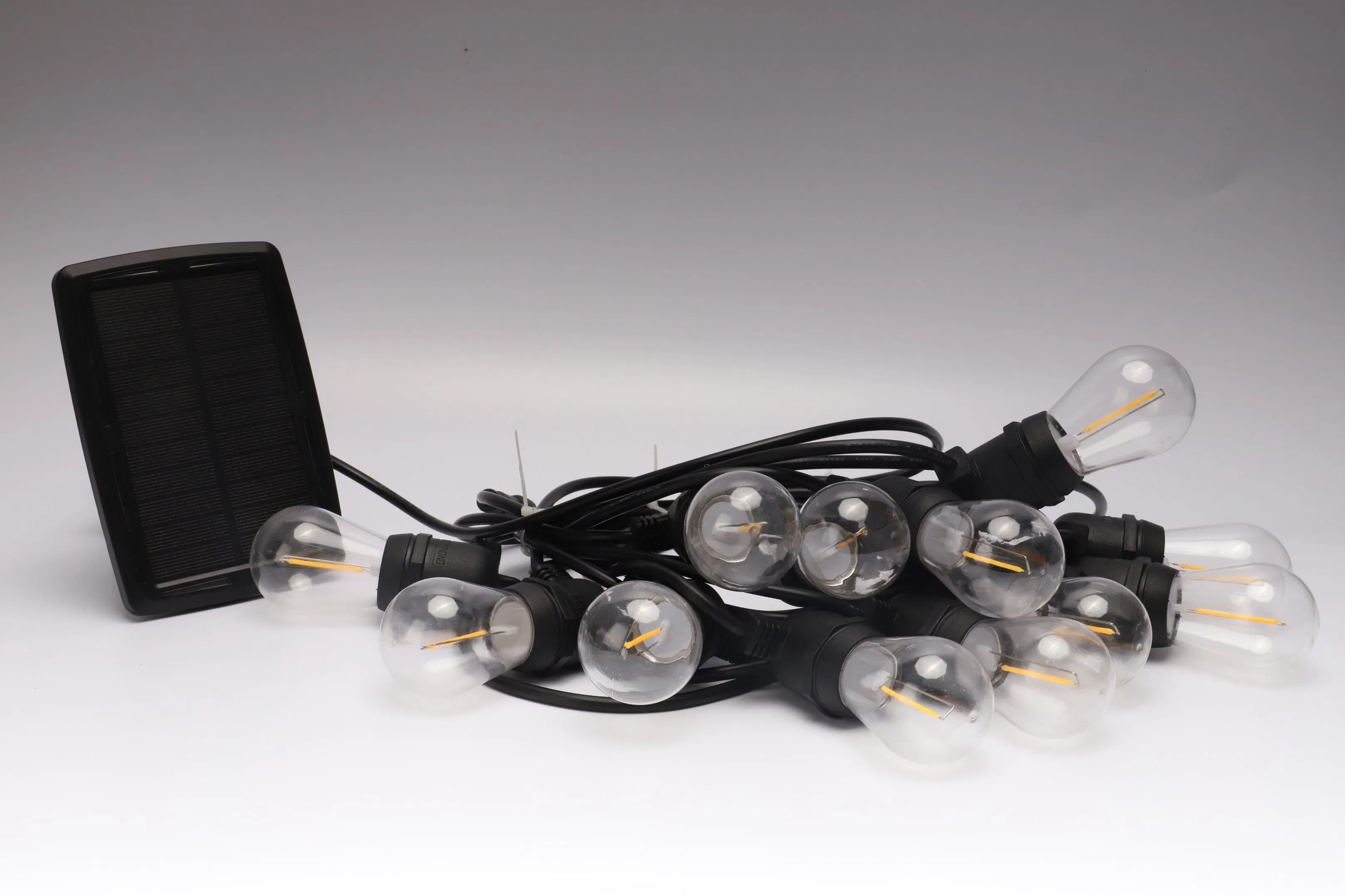 Solar S14 String Lights 14.6m Decorative LED Lighting for Garden Outdoor