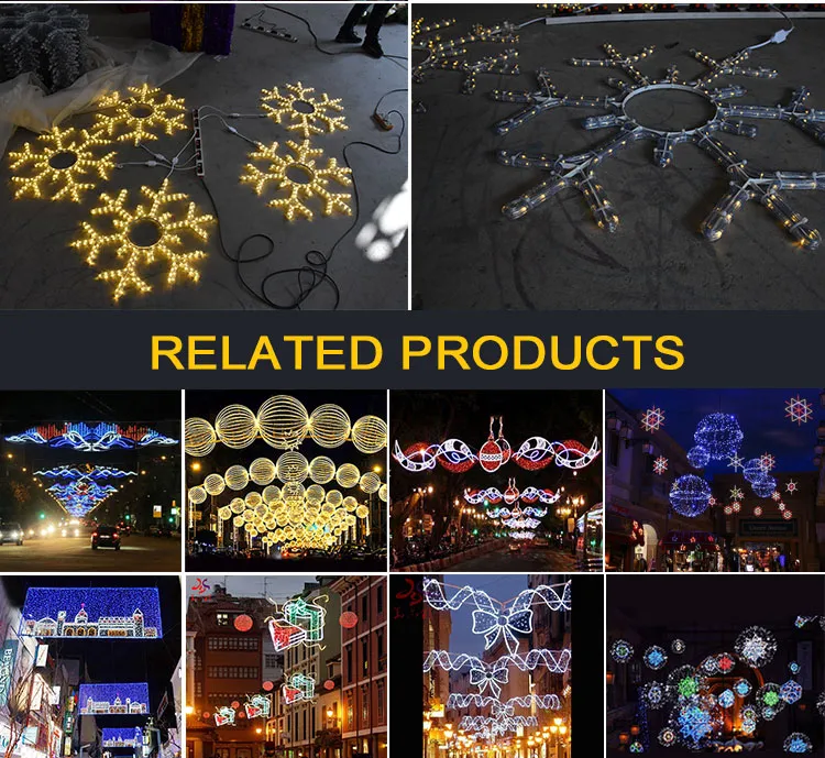 2025 New Christmas Large Outdoor Decorative Lighting Customization