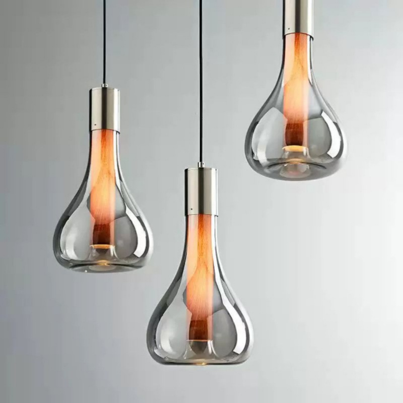 Nordic Simple Decorative Glass Lamp for Cafe Table Bar Restaurant Pendant Lighting (ZY-D041)