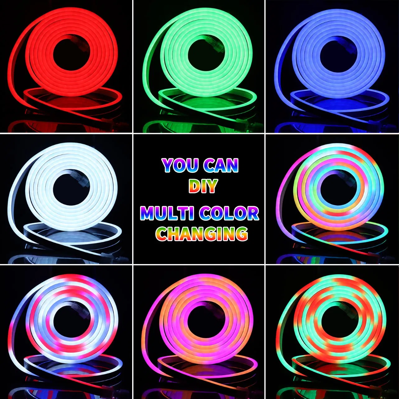 SMD 5050 LED Smart Neon Lighting RGB WiFi LED Christmas Decorative Lighting