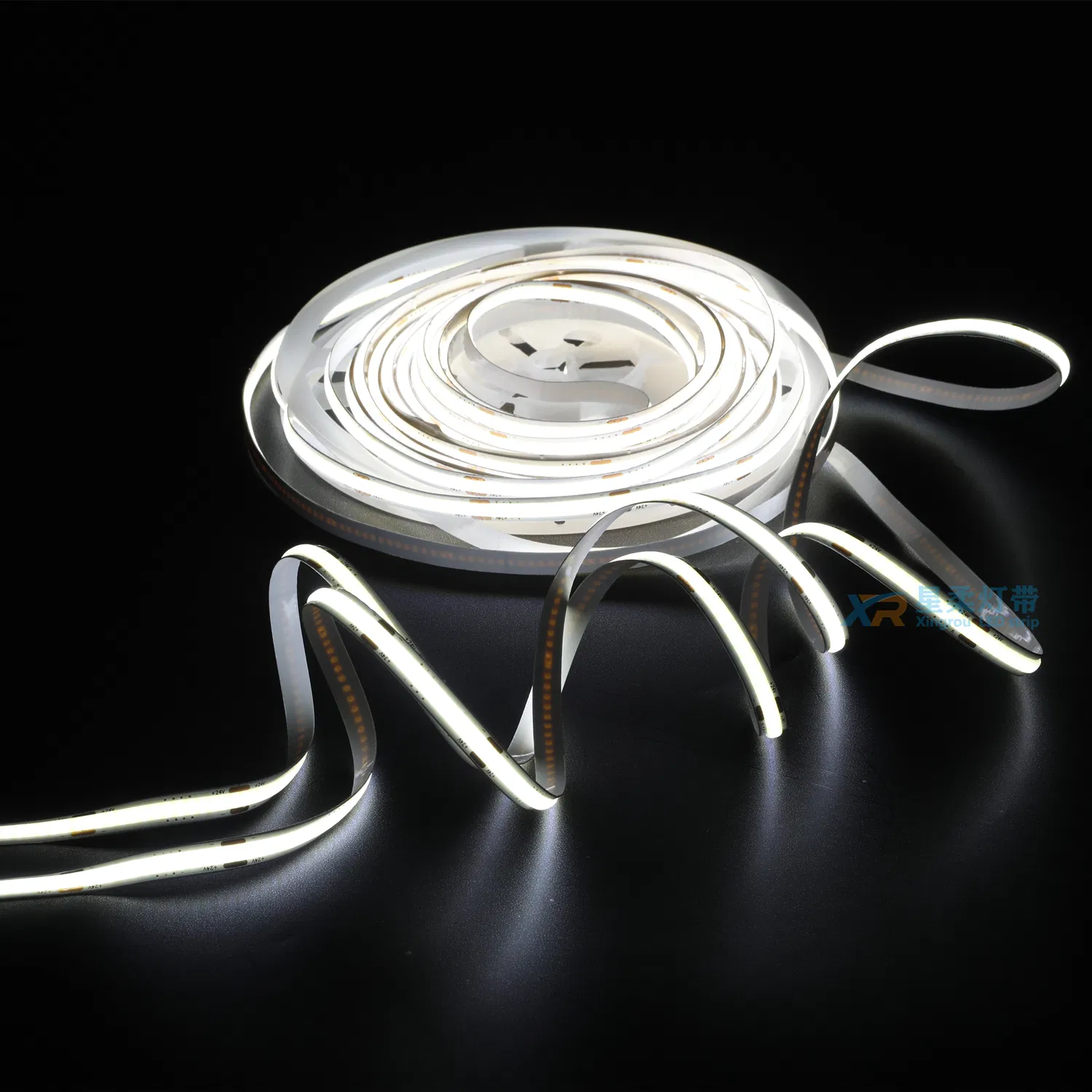 Customized 24V 320d 480d COB LED Strip Lightt 3000K Commercial Display LED Strip for Architectural Decorative Light