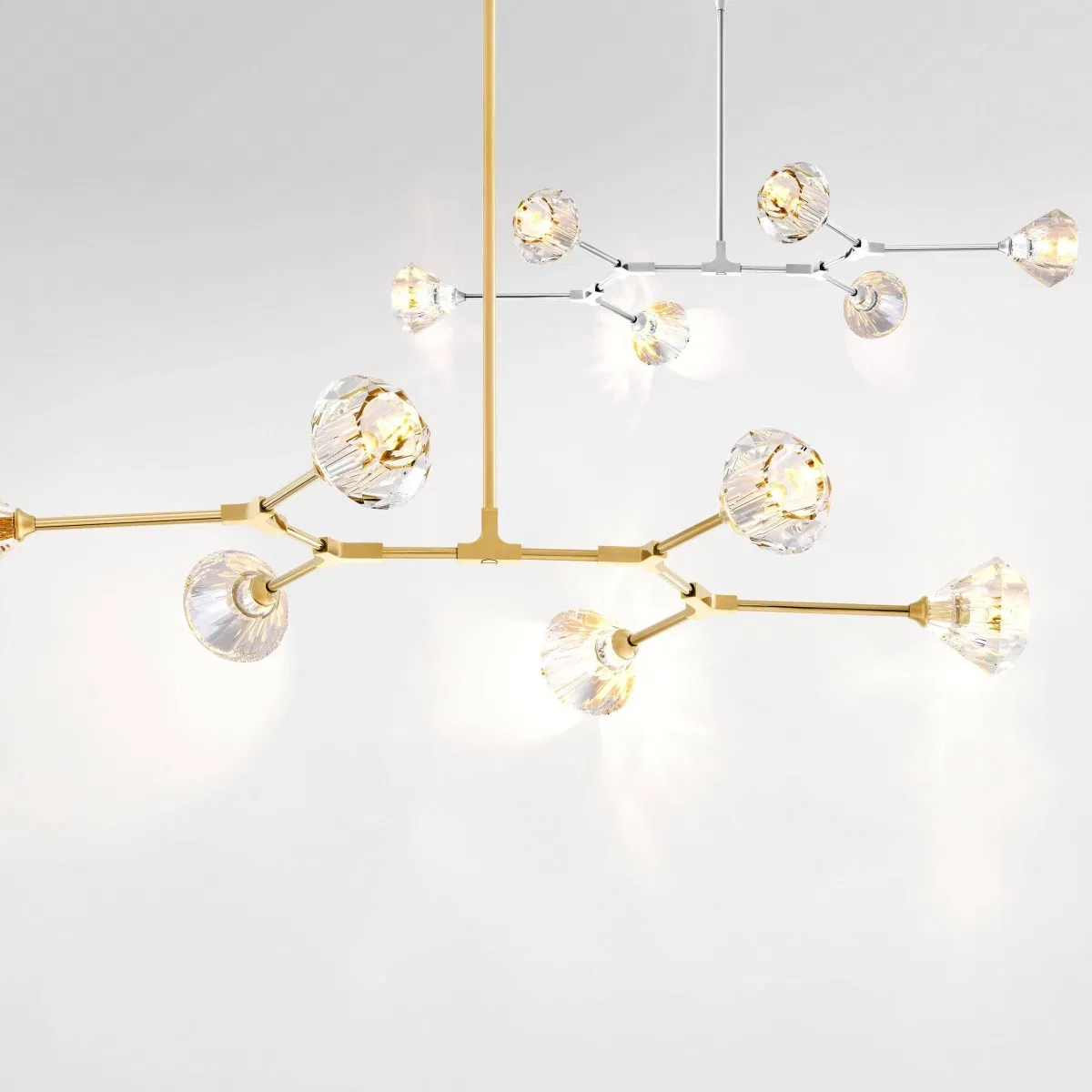 Wholesale Modern Crystal Chandelier Living Room LED Decorative Lighting