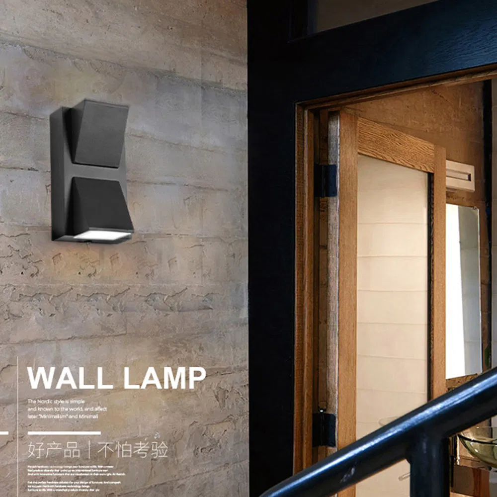 Outdoor Garden Light LED Wall Mount Lamp Decorative up and Down Lighting for Hotel