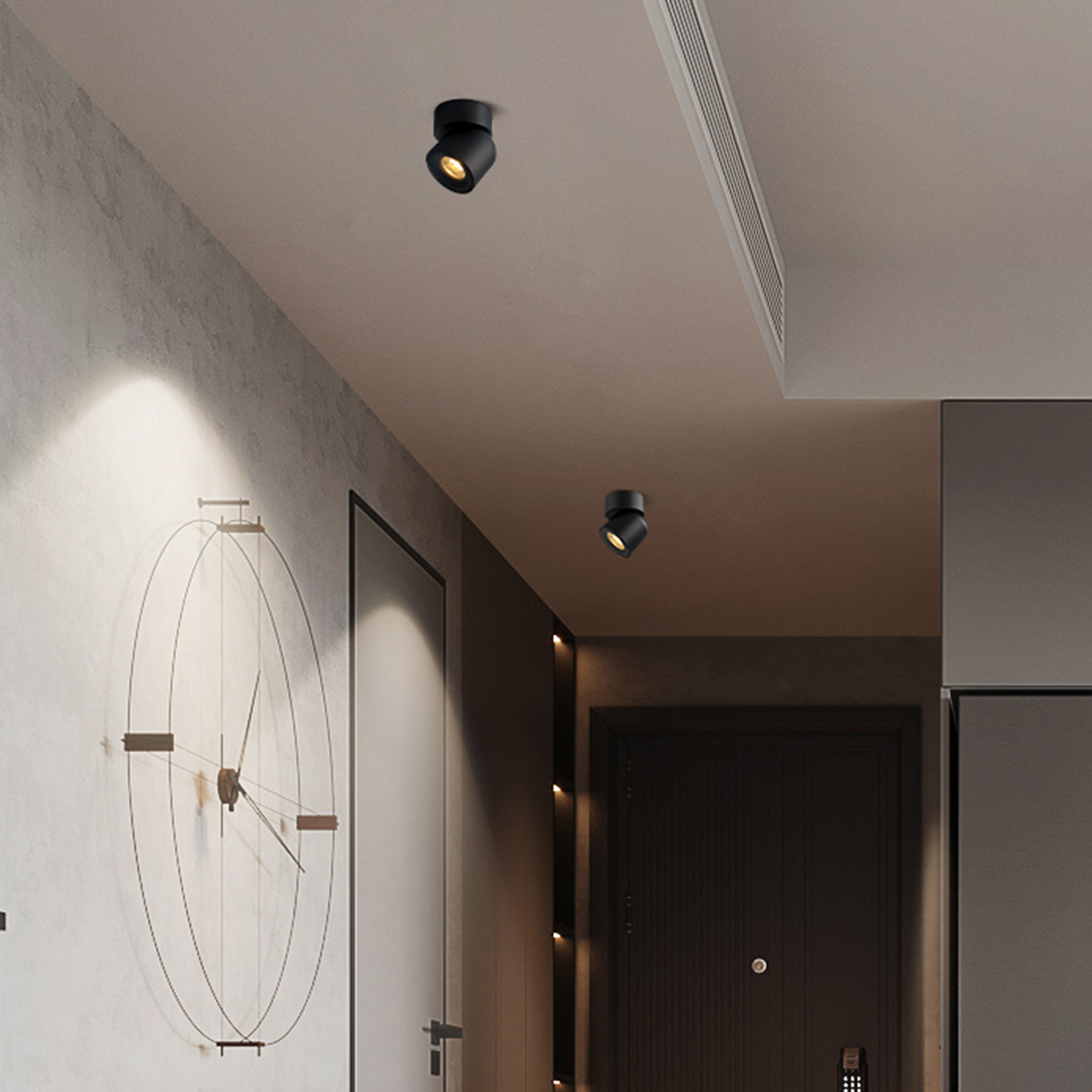 Aisilan Hotel Shop Project 7w 15w Dimmable Adjustable Anti Glare Spot Down Lights Ceiling COB Surface Mounted Led Downlight