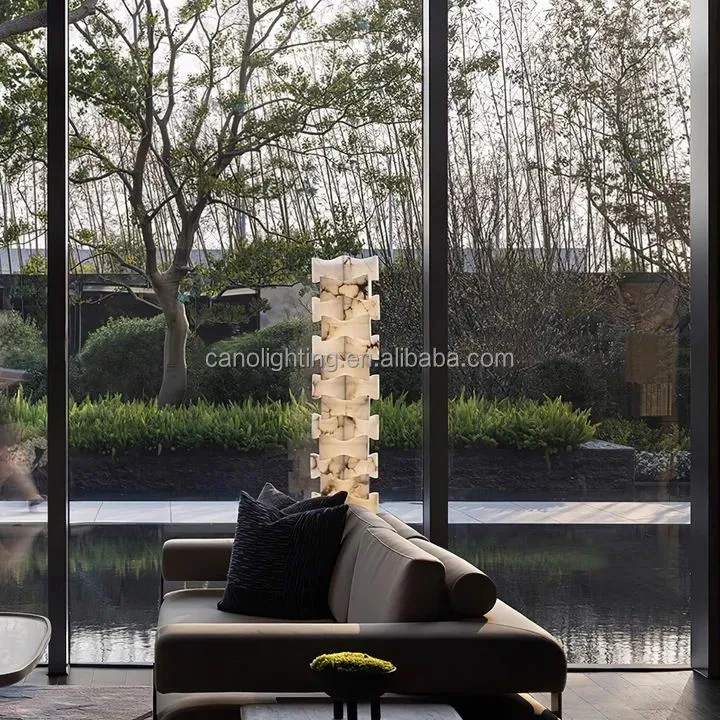 Alabaster Floor Lamp Detail 7