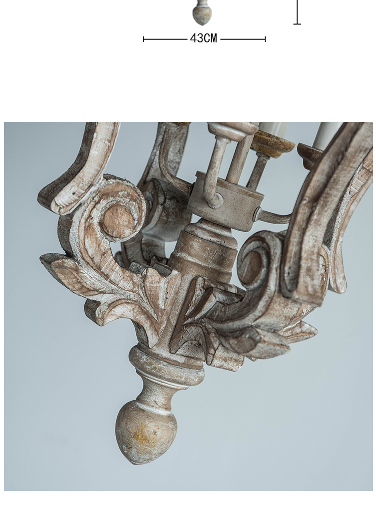 Wood Chandelier