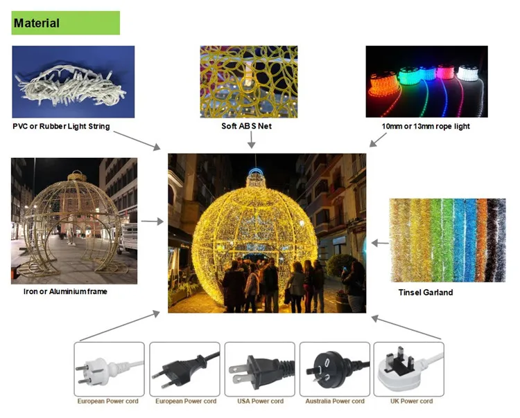 3D Ball Motif Light