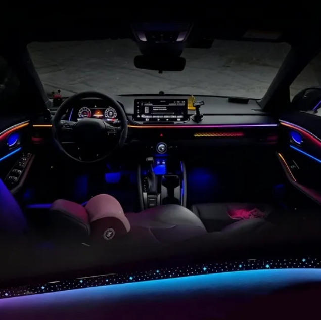 Wholesale Price Factory RGB Dynamic Symphony Car Interior Light 18 in 1 Ambient Atmosphere LED Light Kit for Car Decorative