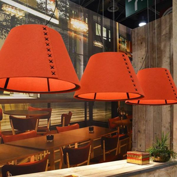 Elegant Office Ambient Lighting Solutions with Acoustic Felt Decorative Pendant Lamps &amp; Chandeliers Modern Office Lighting