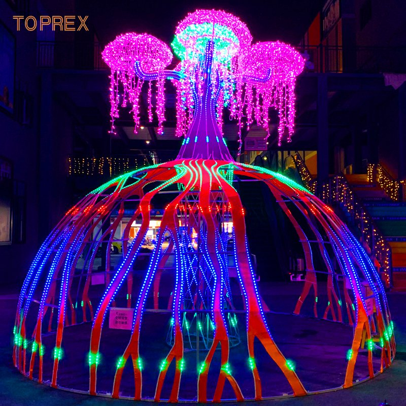 Large Custom Modern Crystal Decorative LED Neon Flex Rope Motif Lighting