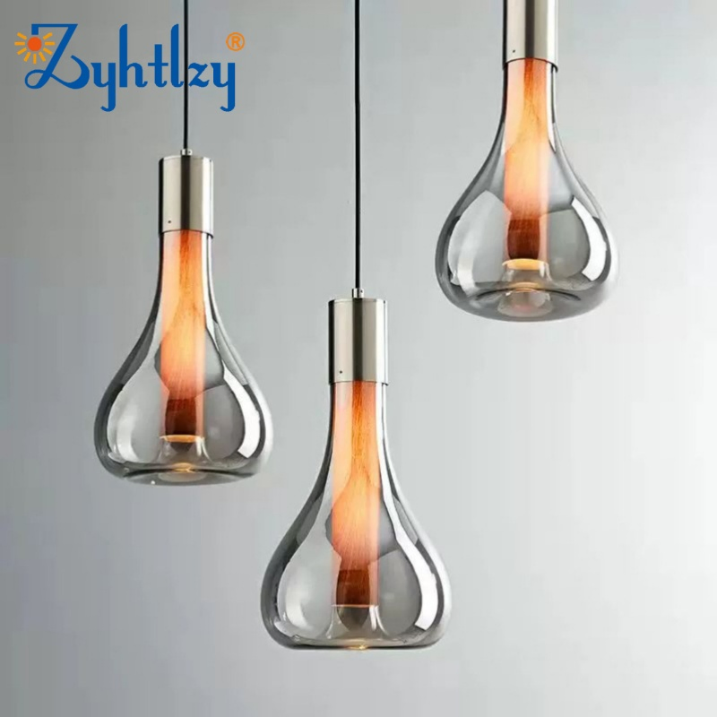 Nordic Simple Decorative Glass Lamp for Cafe Table Bar Restaurant Pendant Lighting (ZY-D041)