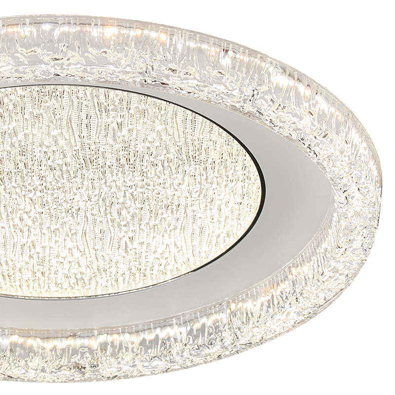 Indoor Modern LED Ring Ceiling Lamp Acrylic Metal High Brightness AC Powered for Living Room Bedroom Decorative Home Lighting