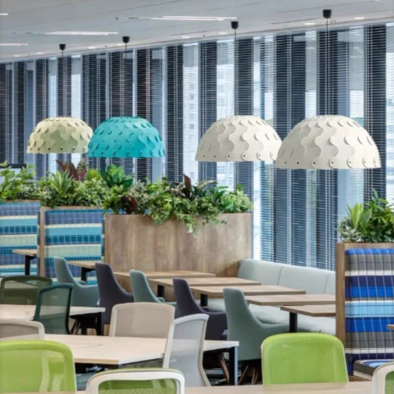 Customized Modern Chandelier Fashion Design with Sound-Absorbing Felt for Living Room Office Restaurant Decorative Lighting