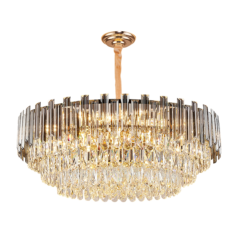 Modern Interior Lighting K9 Crystal Chandelier Luxury LED Pendant Light Decorative Lighting for Living Room Hanging Dining Room (ZY-QS-0059)