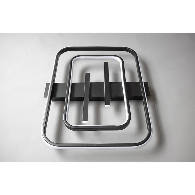 Square Chandelier Ceiling Lamp Modern Minimalist LED Decorative Indoor Lighting