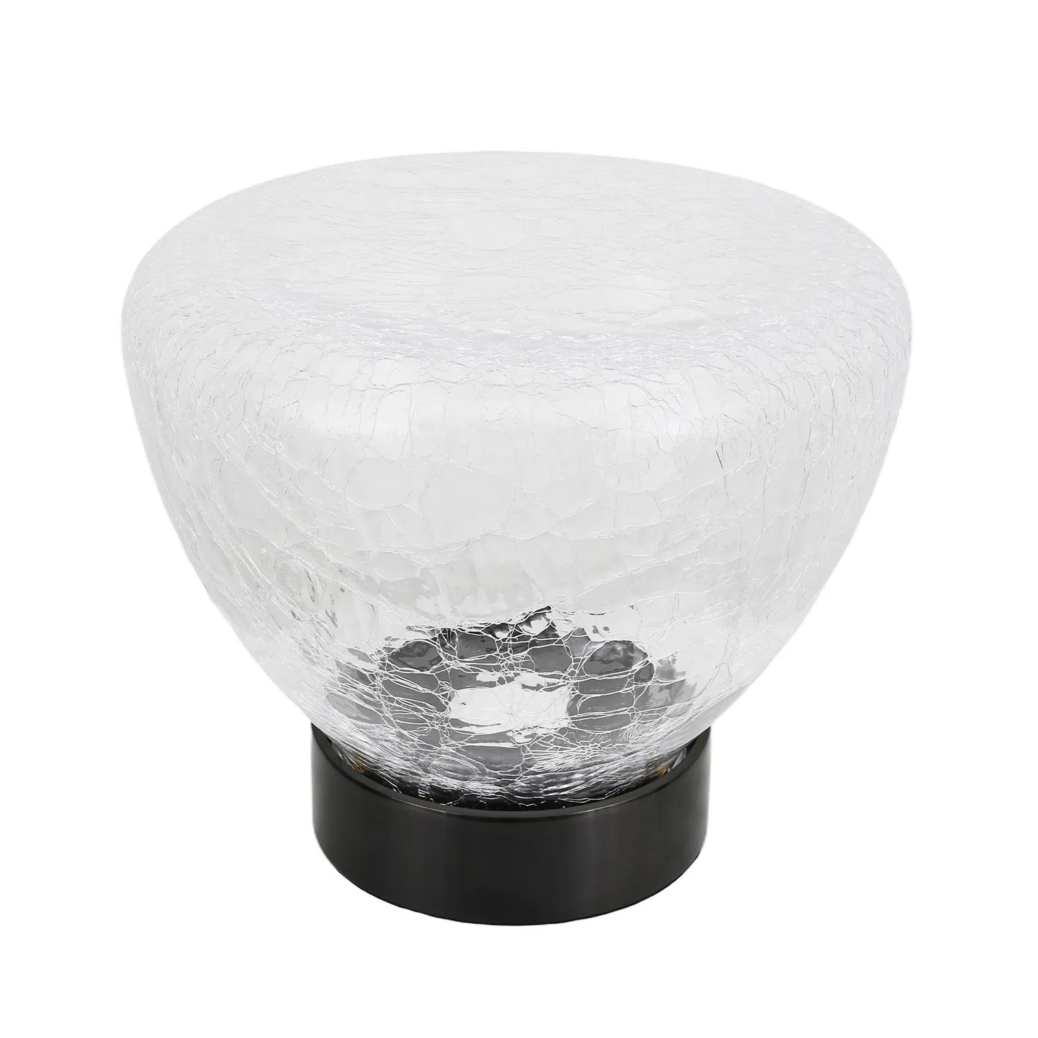 Custom Restaurant Hotel Living Room Desk Lamp Cracked Glass Decorative Table Lighting