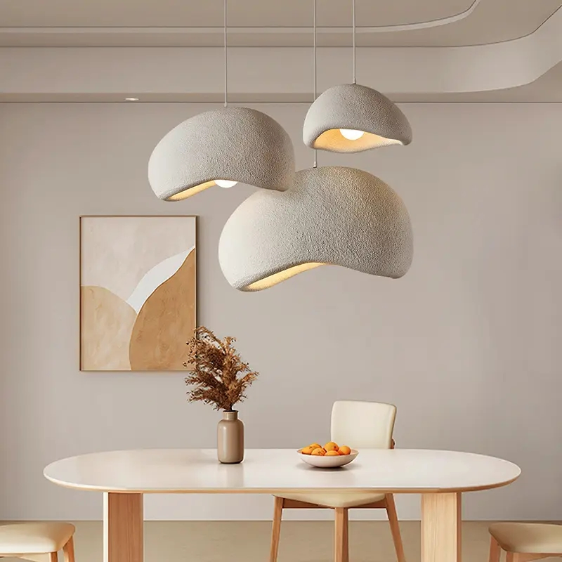 Design Nordic Creative Chandelier Decorative Dinning Lighting Shade Wabi Sabi Pendant Light