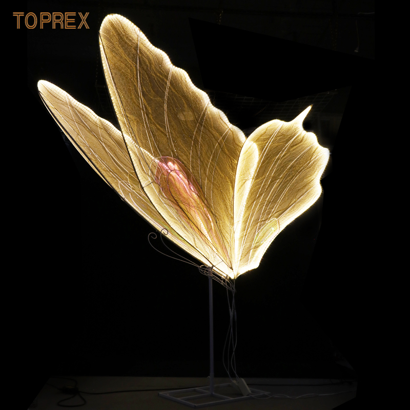 Toprex LED Wedding Fabric Butterfly Decorative Lights Romantic Bridal Party Lighting