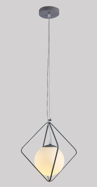 Modern Hanging Lamp Interior Decorative Opal Glass Shade LED Lighting