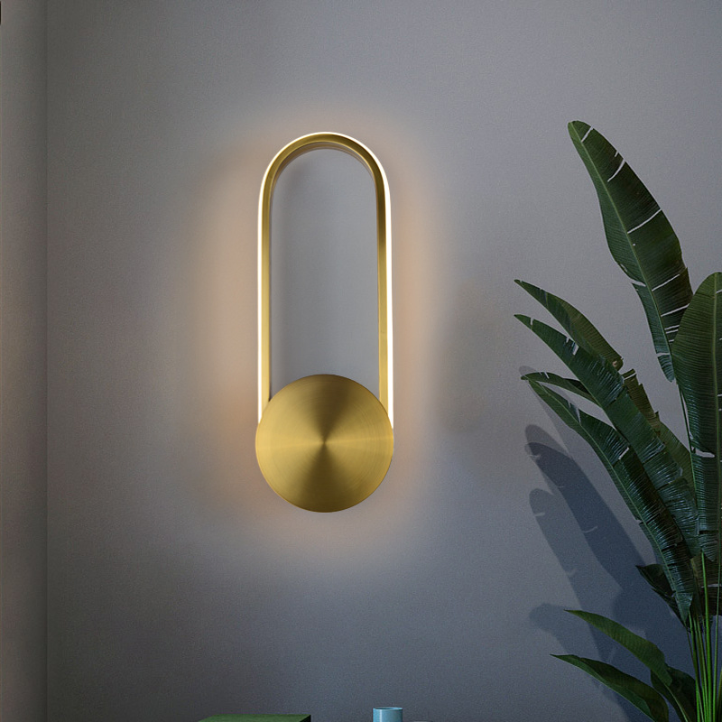 Modern Design Small with Aluminum Silicone Iron Material Indoor LED Wall Sconce Wall Mounted Decorative Lighting B090