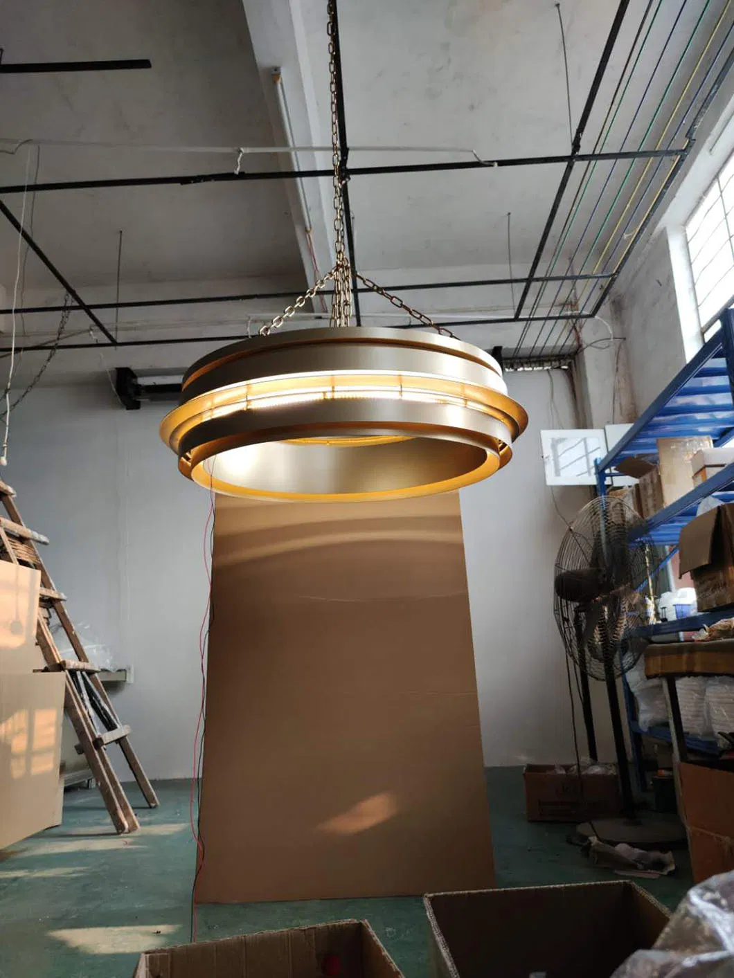 Custom High-End Household Stainless Steel Decorative Chandelier Hotel Project Indoor Lighting