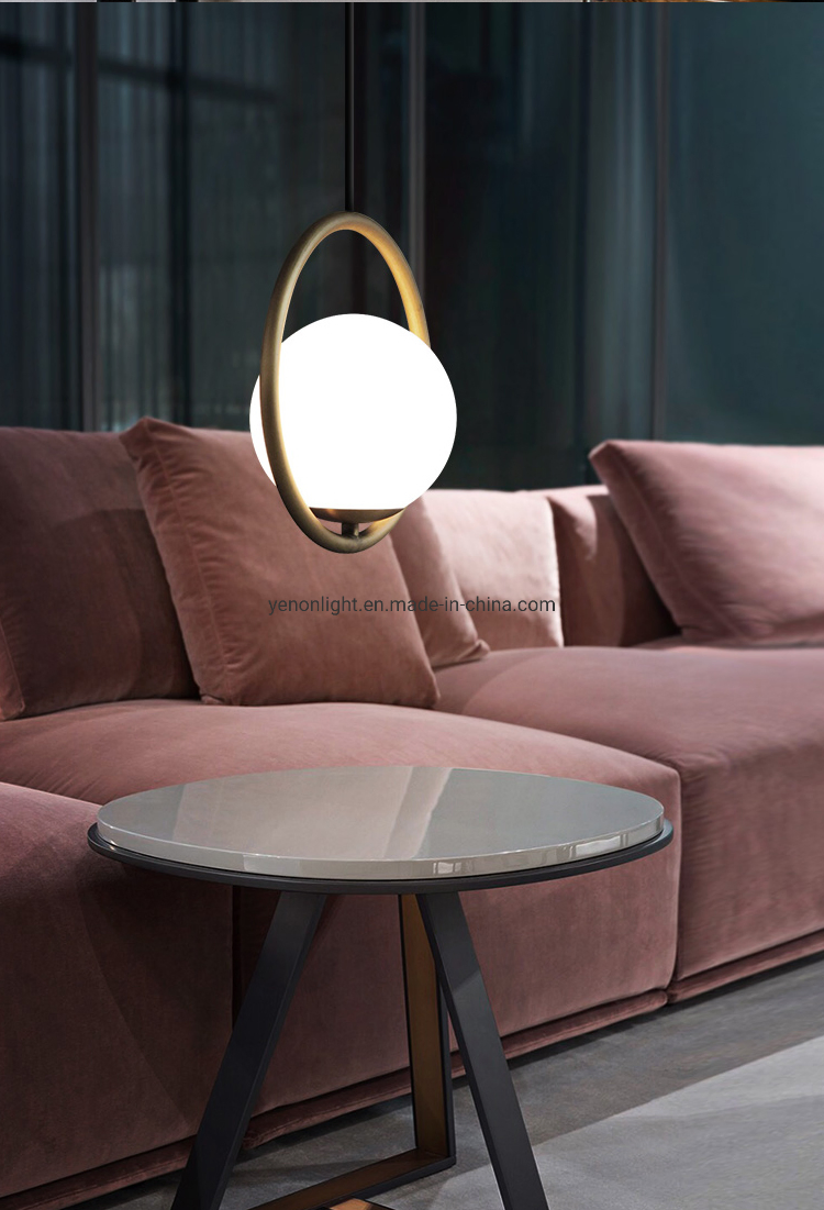 LED Decorative Lighting Pendant Light Around Circle Glass Chandelier Lighting