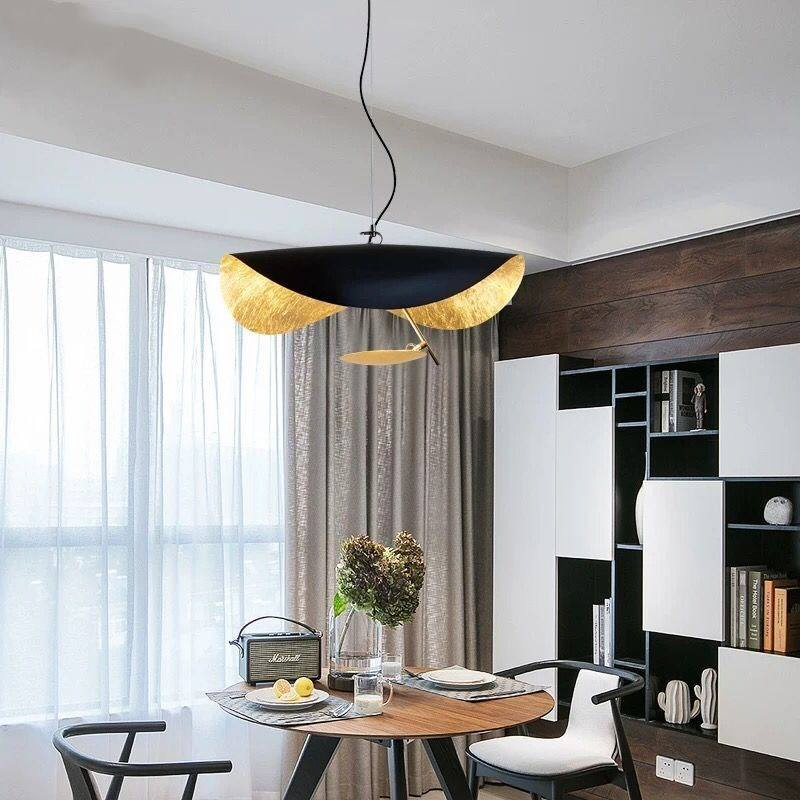 Nordic Decorative Chandeliers Metal Hat Art Cafe Restaurant Hotel Creative Personality Lighting