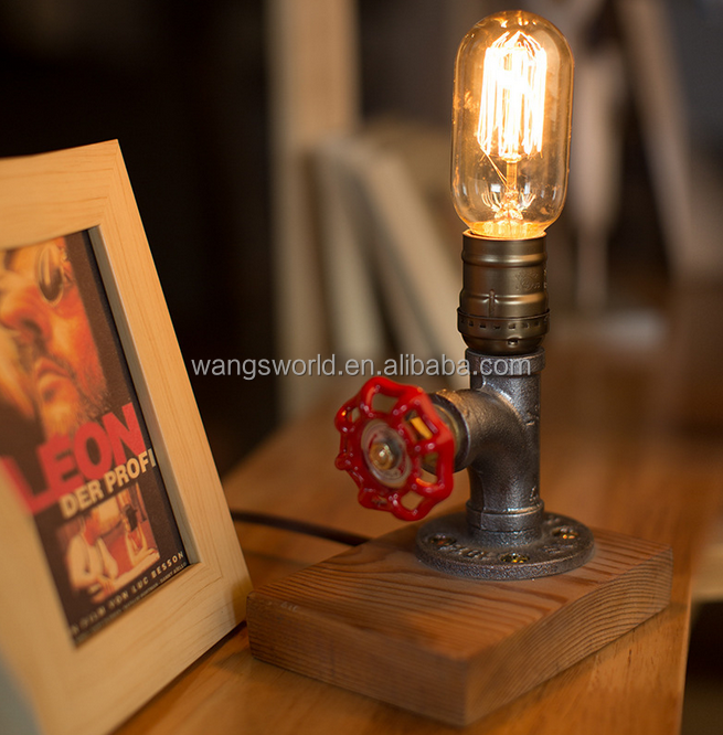 Vintage Steampunk Rocket LED Lamp Robot light New Design with Adjustable Brightness and Warm White Color for Home Decor