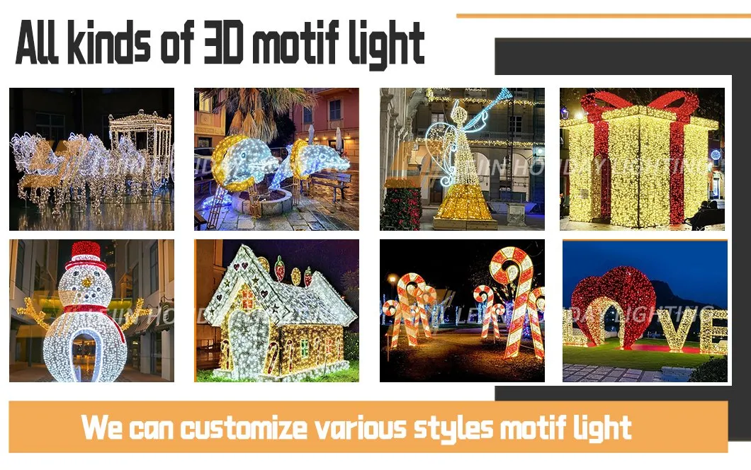 Christmas Outdoor Waterproof Shopping Mall Decorative Lighting Luces Navidad