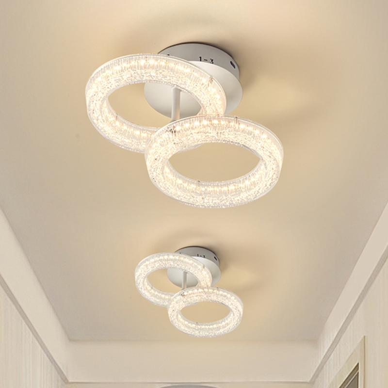Fancy Decorative Lights Led Ceiling Lighting Iron Acrylic Luxury Chandelier Ceiling Light