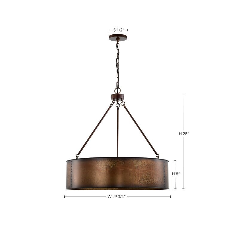Farmhouse Vintage Pendant Lamp Rusty Metal Shade Industrial Crystal Hotel Corridor Dining Room Hanging Light Rustic Vintage