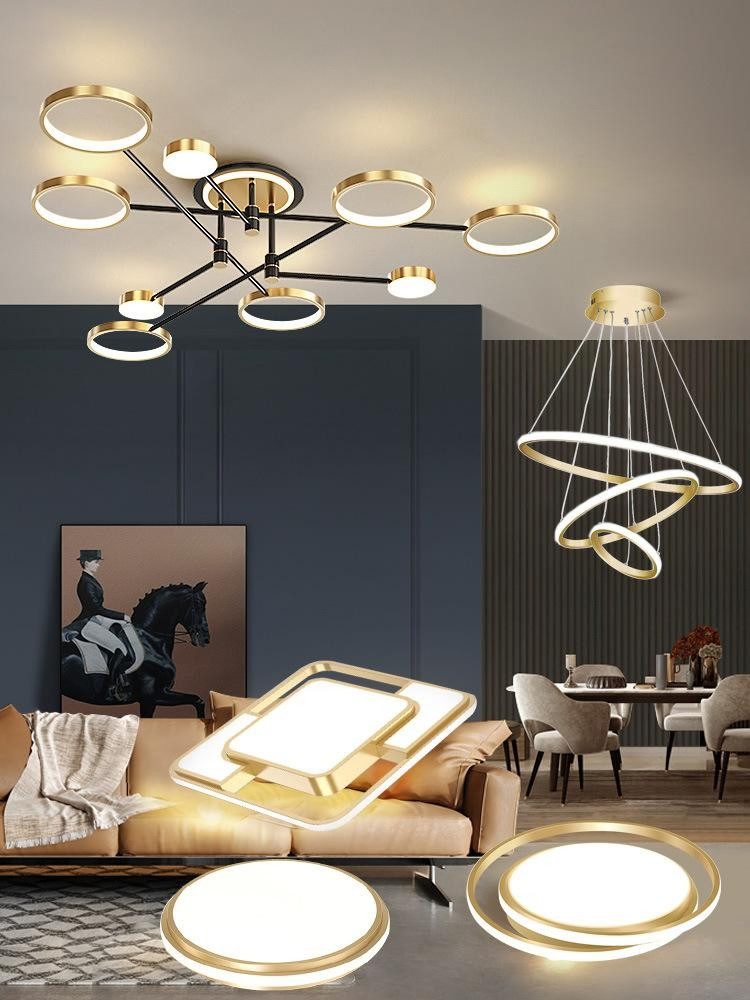 Modern Lighitngs Decorative Living Room Lightings Lamp Bulb Steel Pendant Lightings